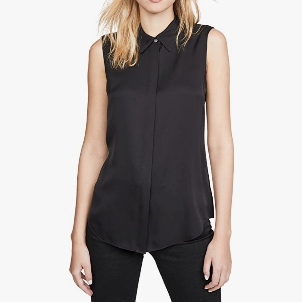 Theory silk blouse
